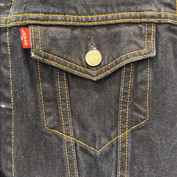 Levi's Dark Blue Denim Jacket - Picture 7 of 10